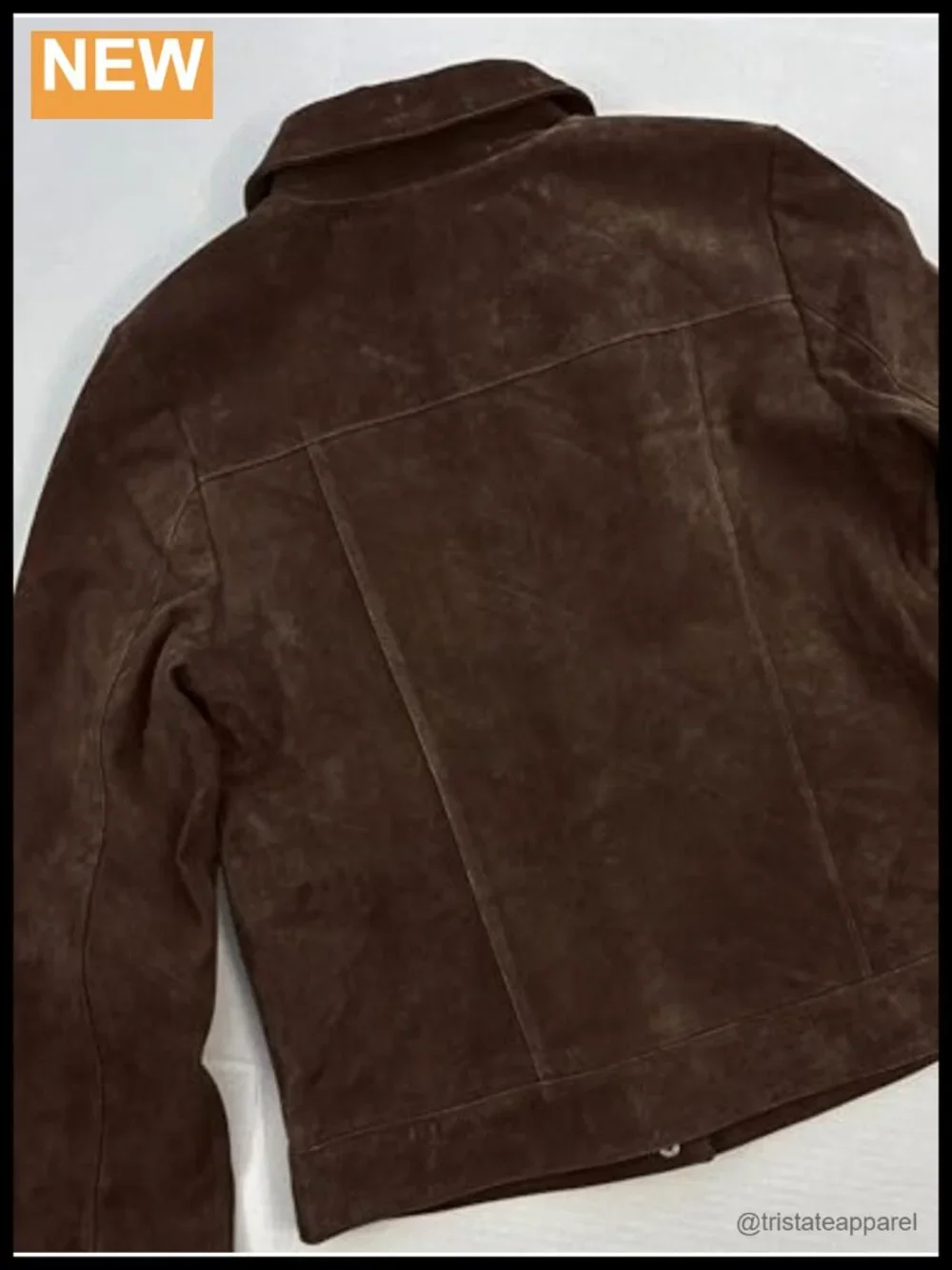 Genuine Leather Zip Front Jacket Turn-Down Collar Quilted Sateen Lining Long